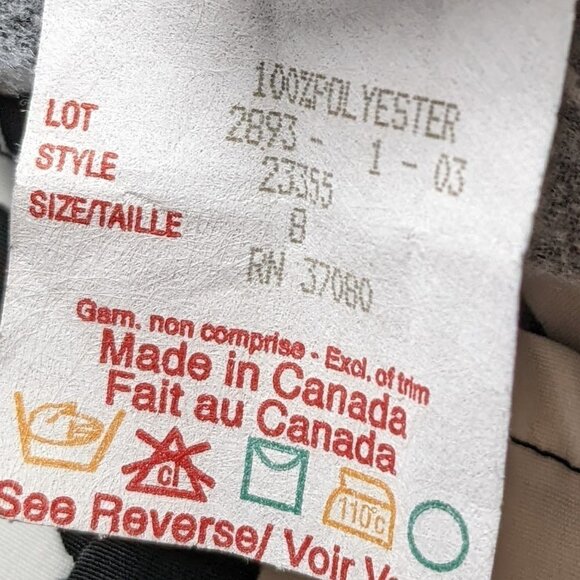 GIORGIO FIORLINE COLLECTION Leaf Print Wrap Maxi Skirt Black and White Size 8 - Picture 3 of 13